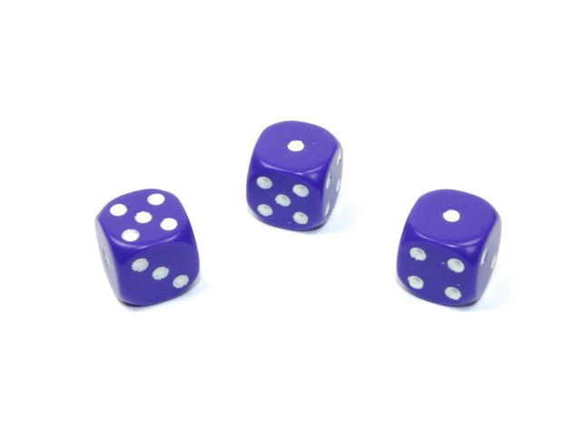 Set of Nine Dice - D6 - 12mm - Image 11