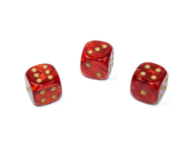 Set of Nine Dice - D6 - 12mm - Image 12