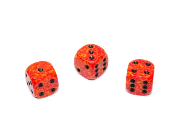 Set of Nine Dice - D6 - 12mm - Image 14