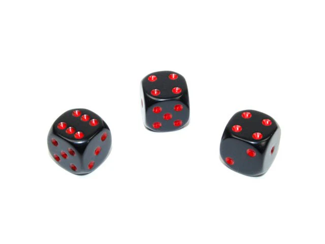 Set of Nine Dice - D6 - 12mm - Image 19