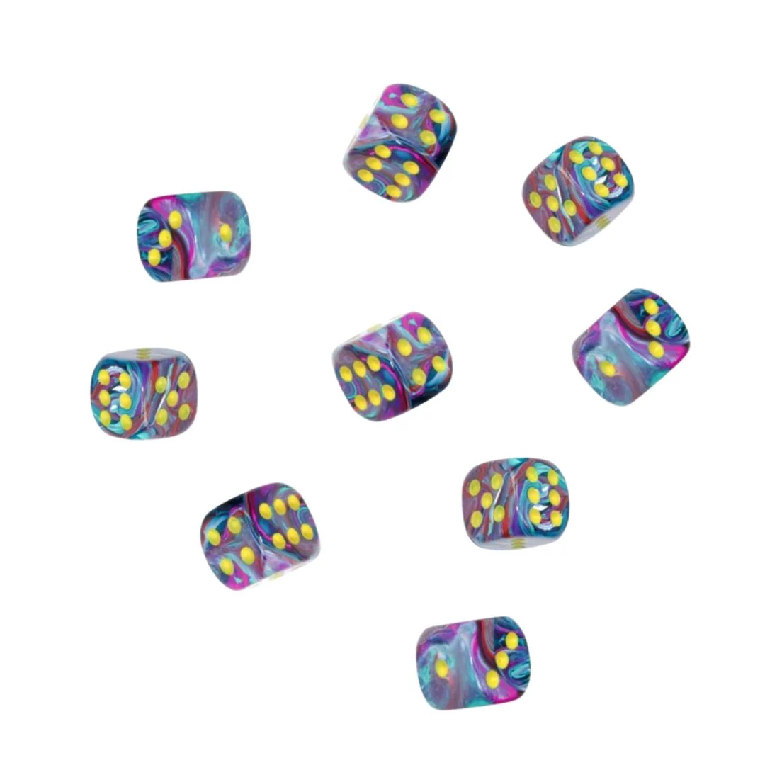 Set of Nine Dice - D6 - 12mm - Image 21