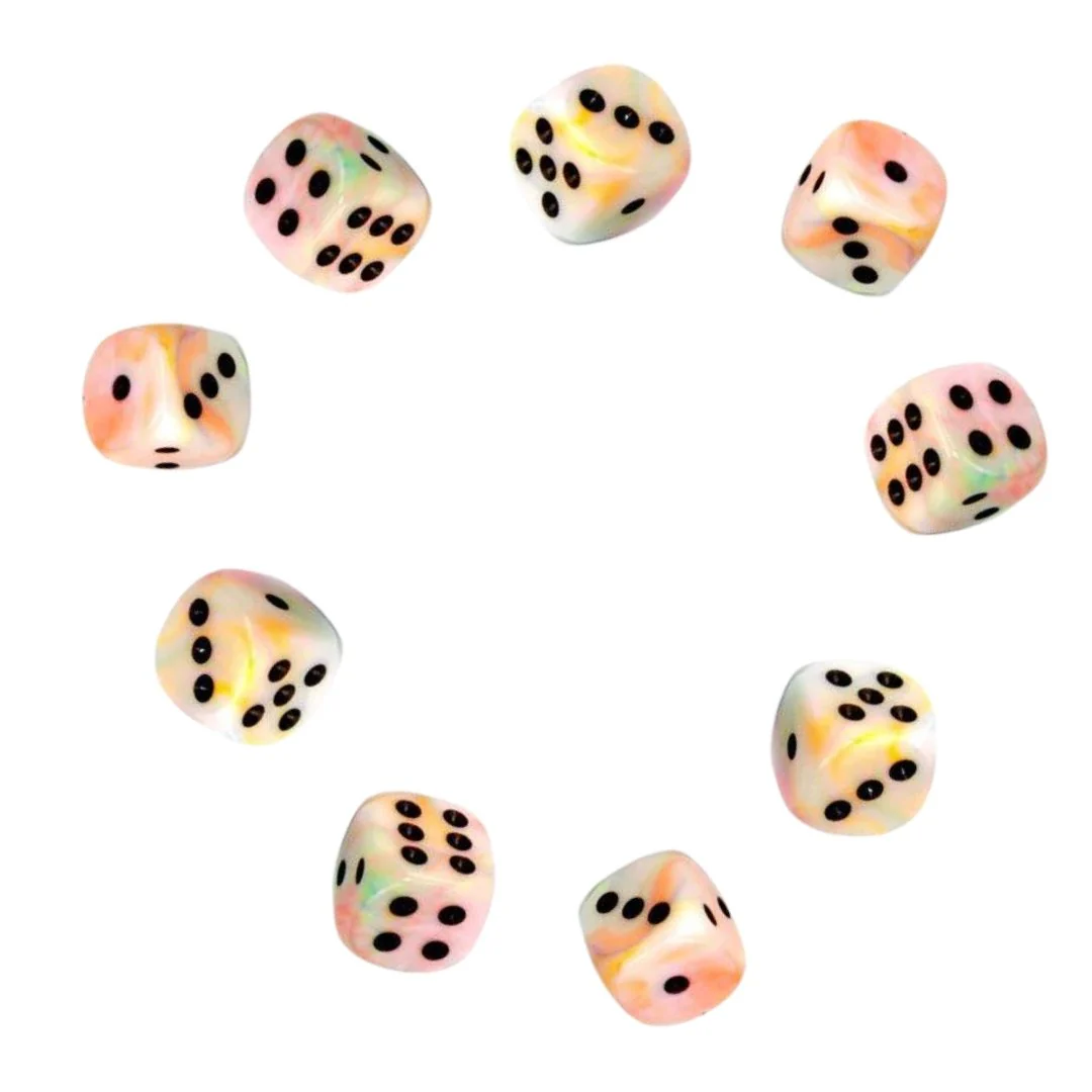 Set of Nine Dice - D6 - 12mm - Image 24
