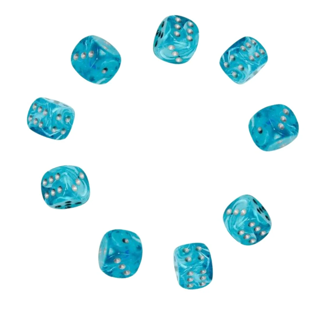 Set of Nine Dice - D6 - 12mm - Image 3