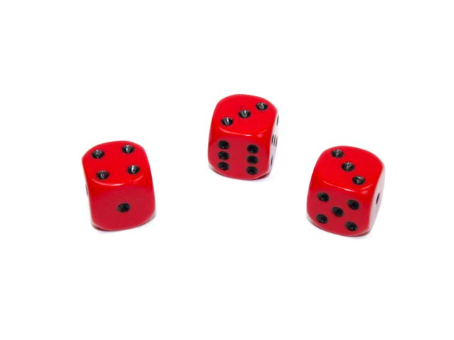 Set of Nine Dice - D6 - 12mm - Image 8