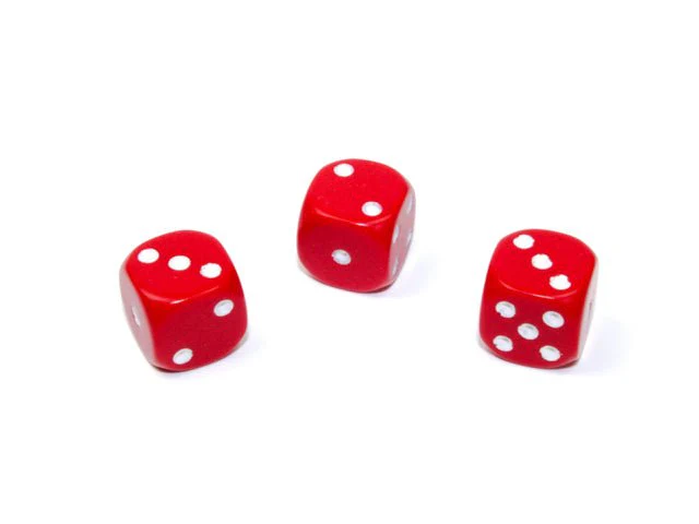 Set of Nine Dice - D6 - 12mm - Image 9
