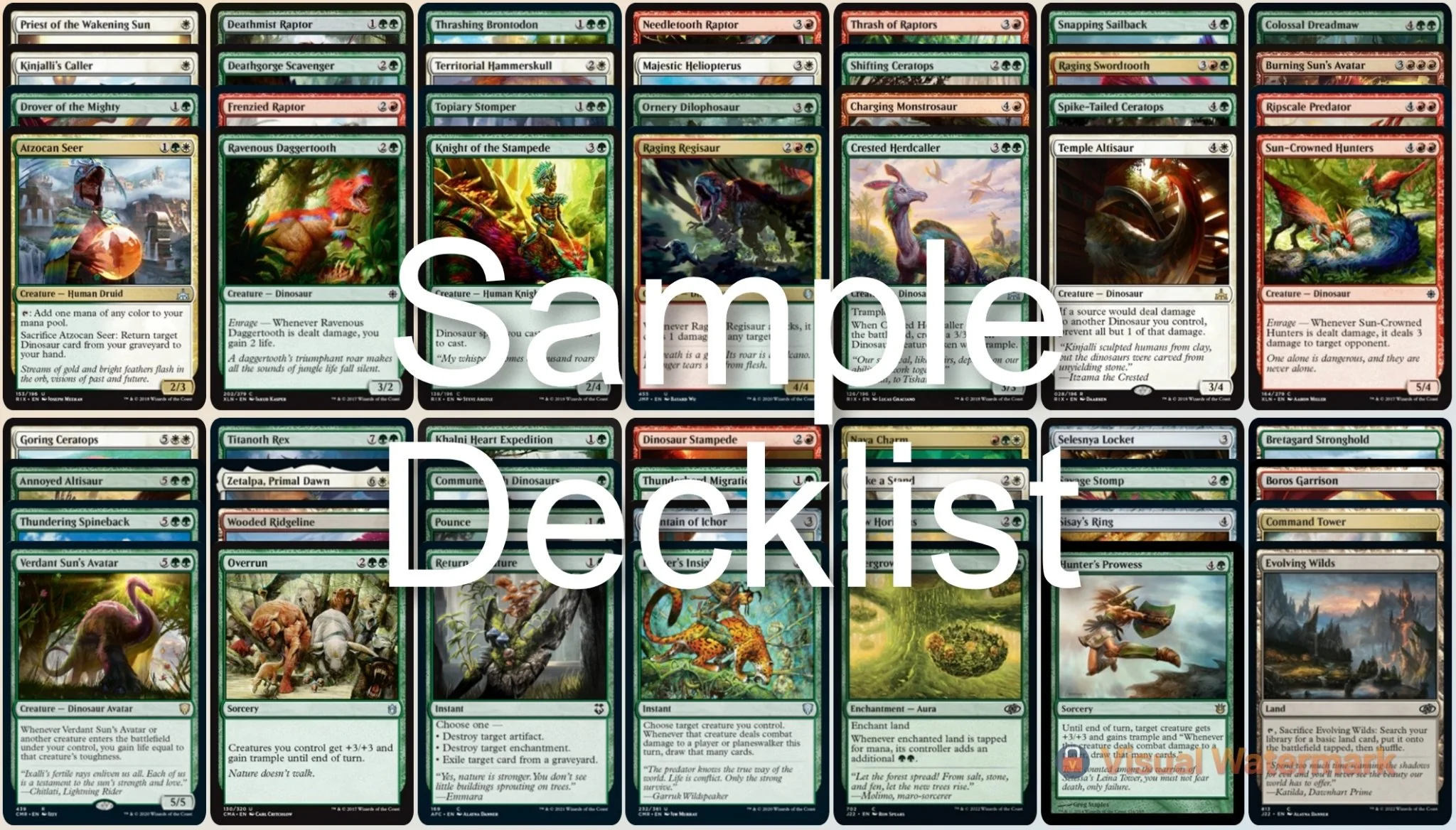 Dinosaurs - Gishath, Sun's Avatar - Commander Deck - Image 3