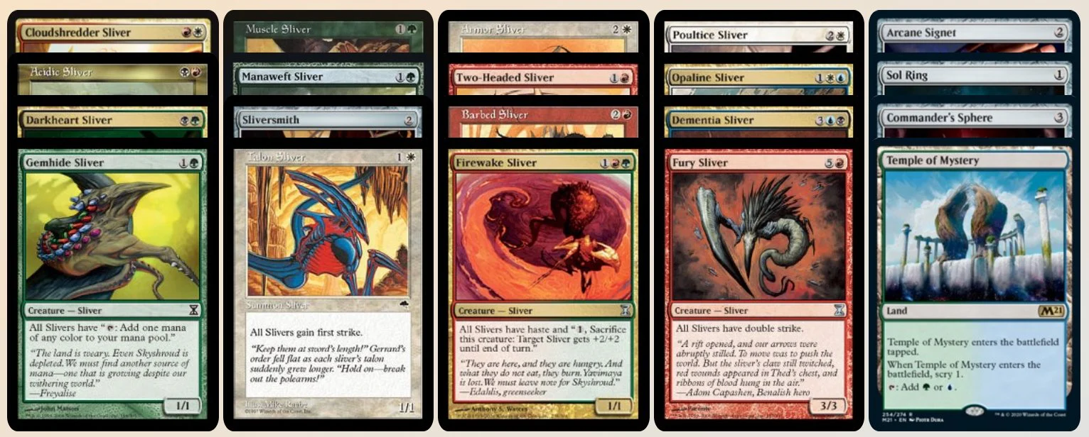 Sliver Upgrade Kit - 5 Color Commander - Image 5