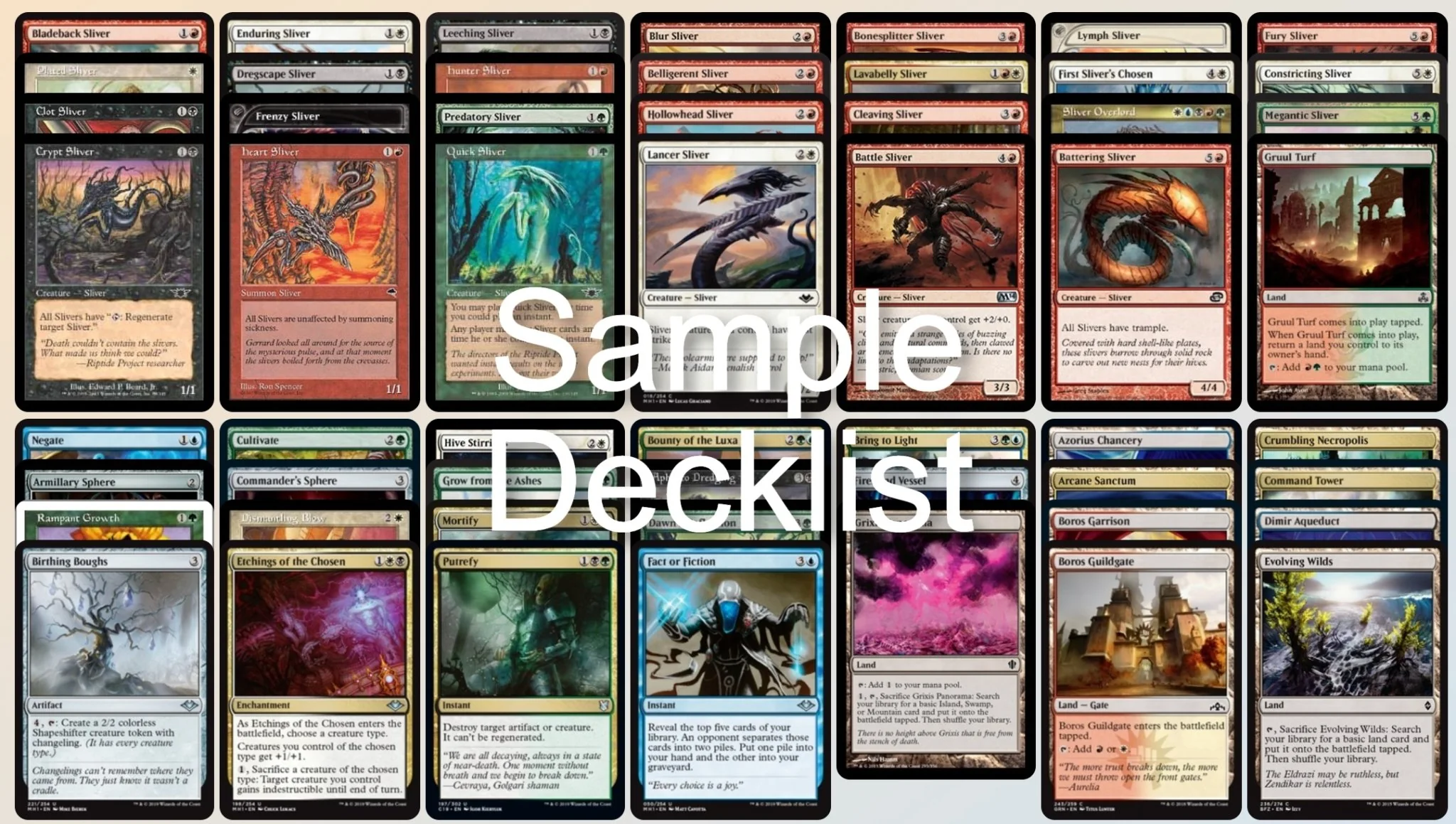 Sliver Tutor - Sliver Overlord - Commander Deck - Classic Art - Image 3